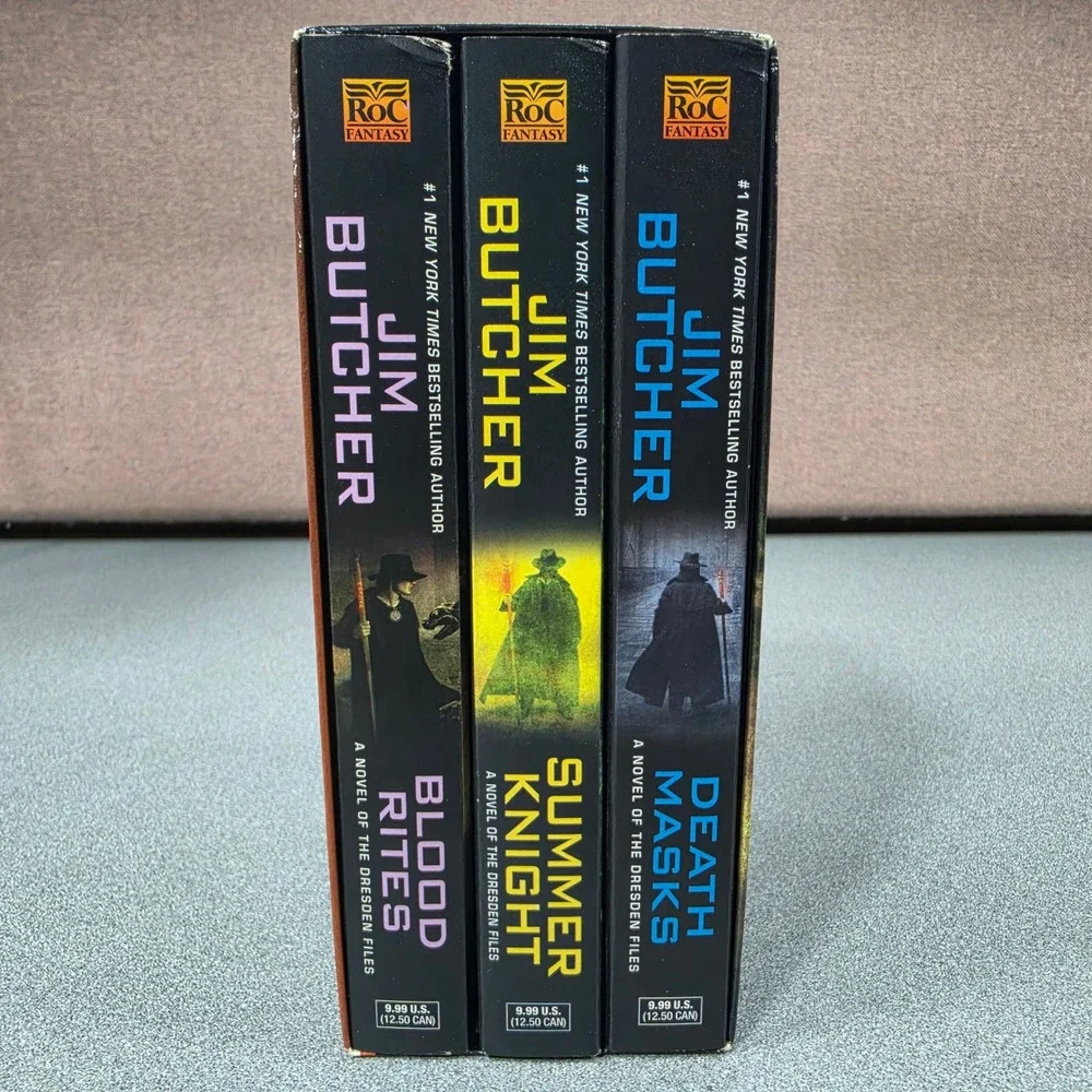 Jim Butcher The Dresden Files Boxed Set Books 4-6 Black Good Urban Fantasy Noir